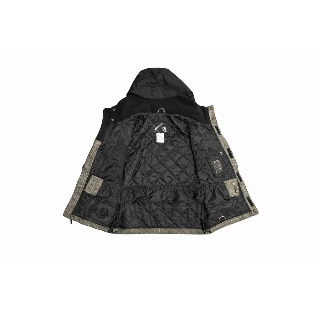 Triple Nickel 555 Plaid Ski Snowboard Jacket Water Resistant Insulated Size‎ 8
